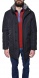 Dark blue winter parka