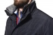 Dark blue winter parka