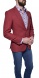 LIMITED EDITION red linen blazer