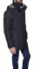 Dark blue winter parka
