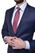 Tmavomodrý vlnený Slim Fit oblek