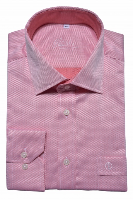 Ružová Extra Slim Fit business košeľa