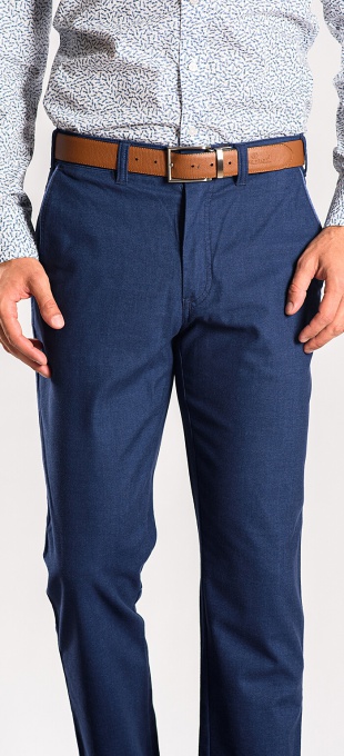 Blue casual chinos - Basic line