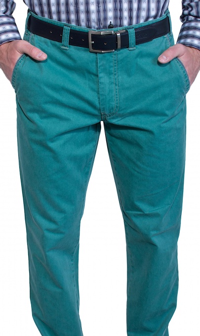 Casual green chinos