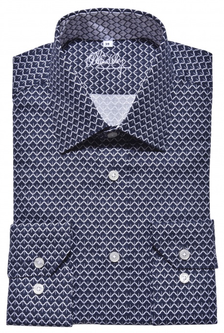 LUXURY LINE dark blue Extra Slim Fit shirt