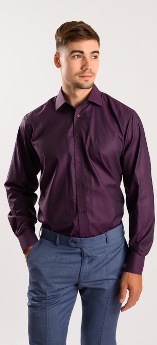 Darkpurple Slim Fit Shirt