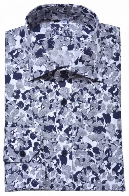 LUXURY LINE Printed Extra Slim Fit shirt