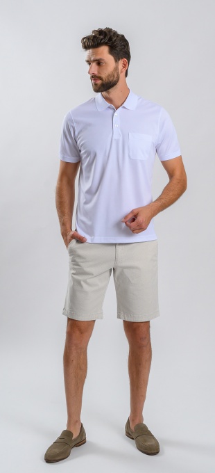 White Polo Shirt