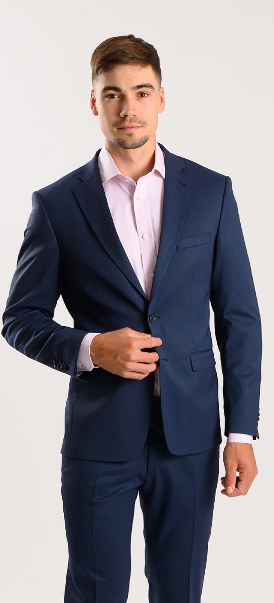 Dark blue Slim Fit suit - XL size