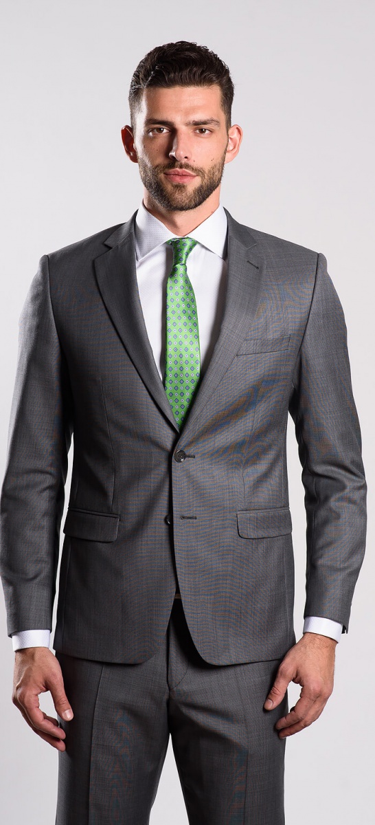 Light grey wool suit