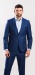 Blue wool Slim Fit suit