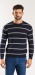 Dark blue cotton crewneck