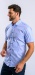 Blue Extra Slim Fit Short Sleeve Shirt