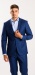 Blue wool Slim Fit suit