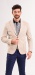 Beige summer blazer