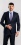 Dark blue Slim Fit suit XL