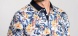Bold polo with a flower pattern