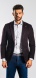Dark brown cotton Basic blazer