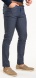 Sivomodré voľnočasové nohavice s jemným vzorom