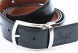 Reversible leather belt