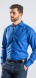Blue Extra Slim Fit shirt - Basic Line