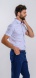 White Stretch Extra Slim Fit Short-Sleeve Shirt