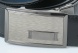 Reversible leather belt with easy fix buckle