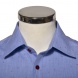 Blue casual short sleeved shirt