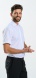 White Patterned Slim Fit Short-Sleeve Shirt