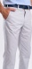 Beige Chino Trousers with Houndstooth Pattern