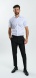 White Patterned Classic Fit Short-Sleeve Shirt