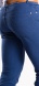 Výrazné modré voľnočasové nohavice
