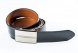 Reversible leather belt with easy fix buckle