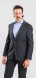 Grey Wool Checkered Slim Fit Suit