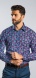 Výrazná modrá Extra Slim Fit košeľa