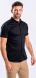 Black Extra Slim Fit stretch short sleeved shirt