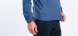 Blue knitted pullover