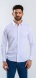 White stretch Extra Slim Fit shirt with green pattern
