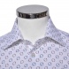 LIMITED EDITION white Slim Fit printed shirt