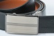 Reversible leather belt with easy fix buckle