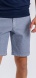 Blue Shorts with Small Pattern