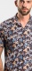 Patterned Extra Slim Fit aloha stretch short sleeved shirt