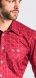 Red checkred Slim Fit shirt - Basic Line