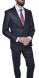 Čierny Ultra Slim Fit business oblek