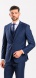 Dark blue Slim Fit Suit with Waistcoat