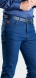 Modré Ultra Slim Fit džínsy