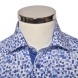 Blue Slim Fit printed shirt