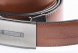 Reversible leather belt