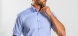 Blue Extra Slim Fit Short Sleeve Shirt