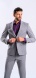 Grey Slim Fit Suit - XL Sizes